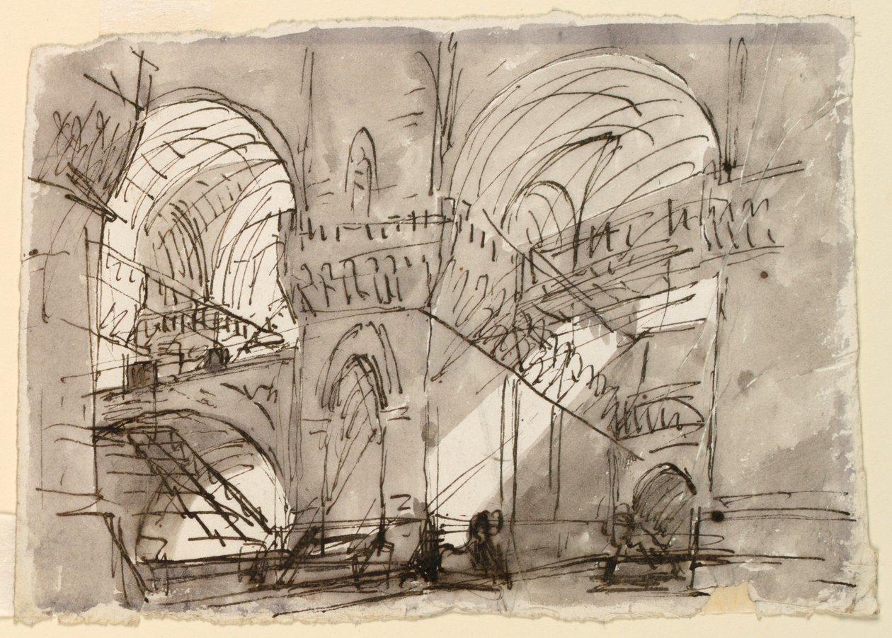 Décor de Scène, Intérieur de Prison - Pietro di Gottardo Gonzaga