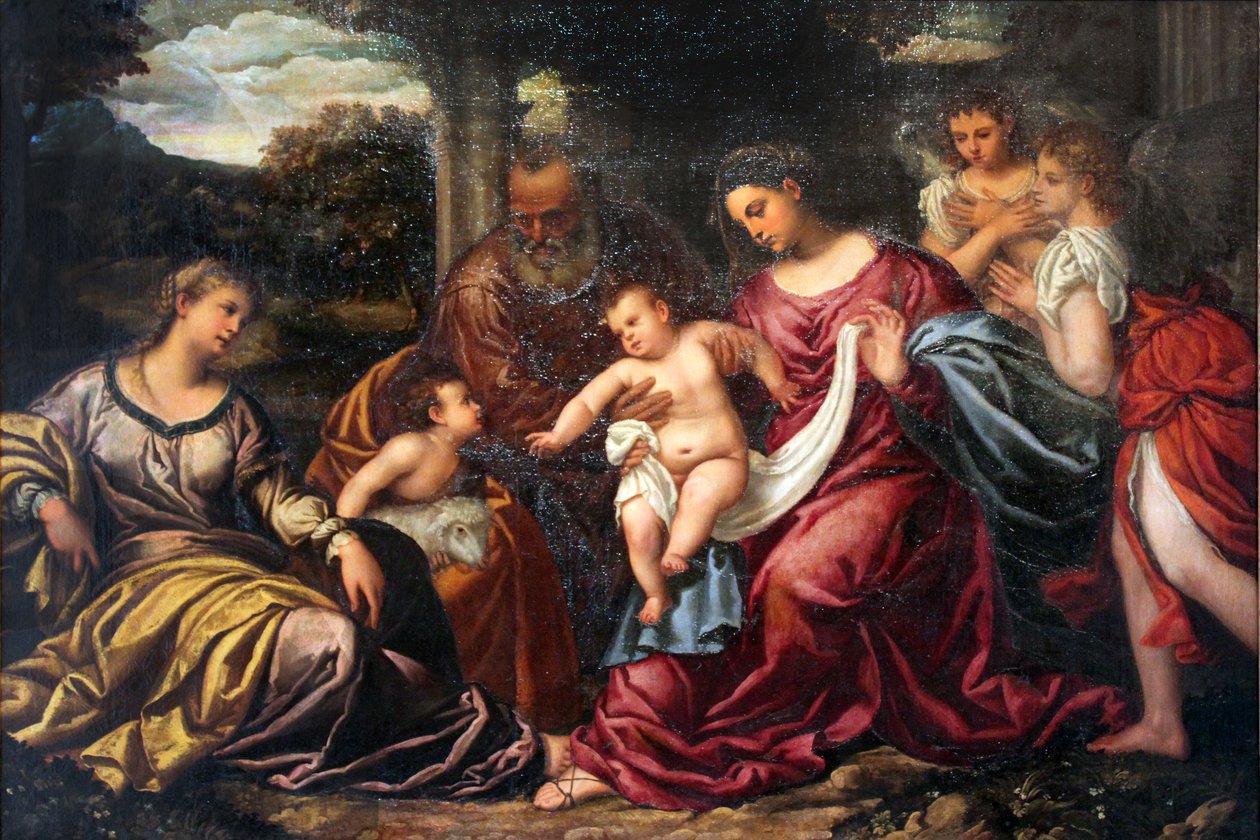 La Sainte Famille avec Sainte Catherine d
