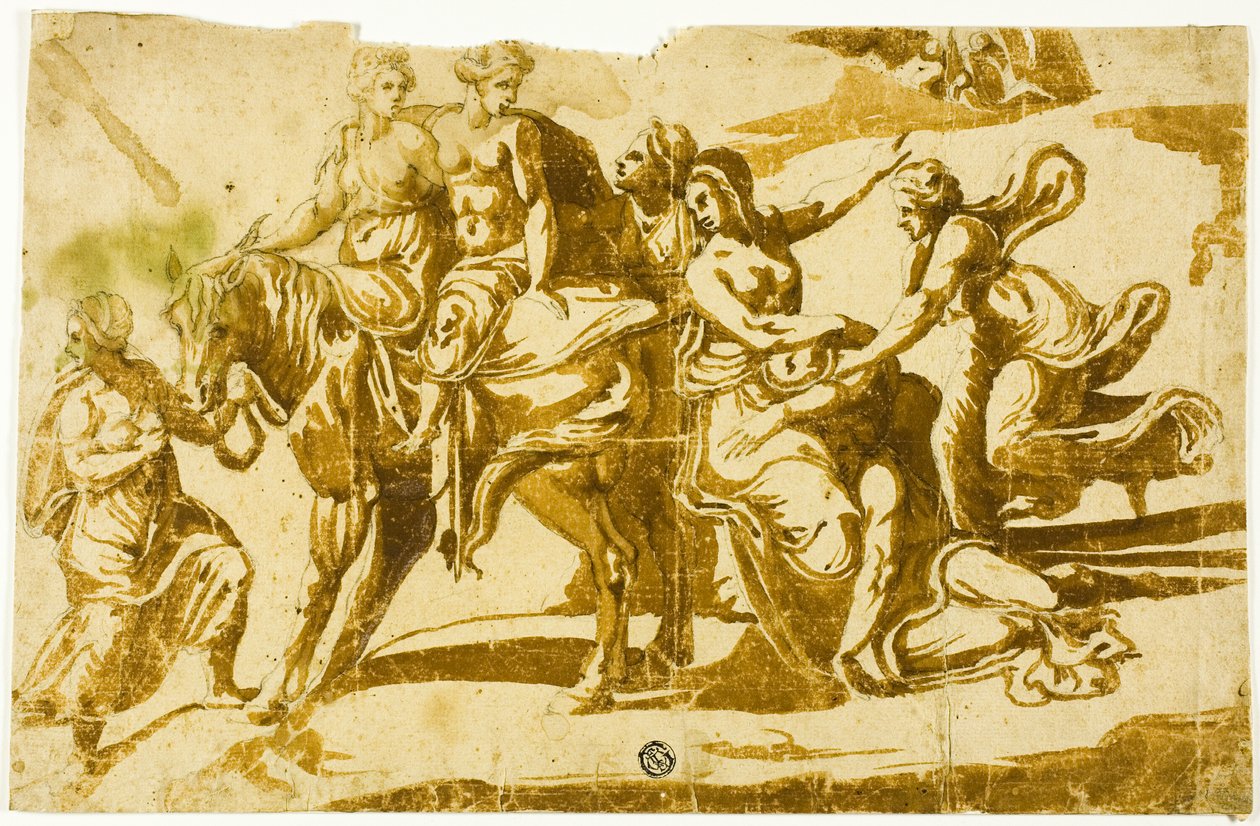 Le vol de Celia - Polidoro da Caravaggio
