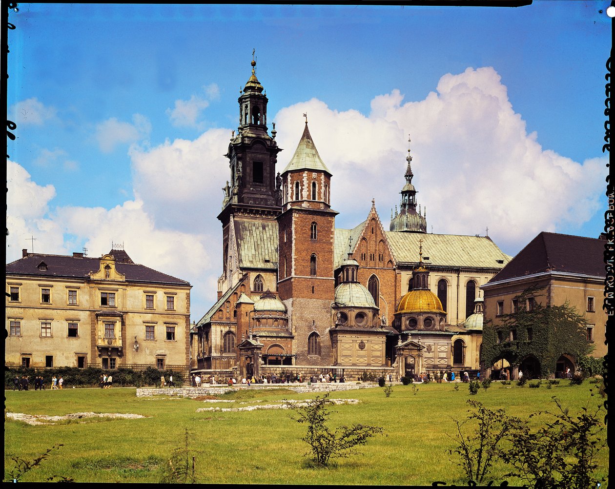 Vue de la cathédrale de Wawel - Polish School