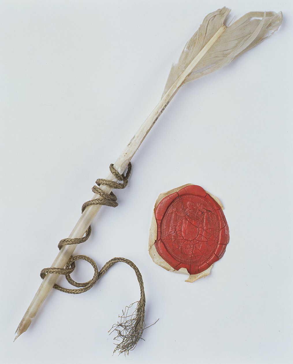 Plume et sceau de cire, 1802 - Polish School