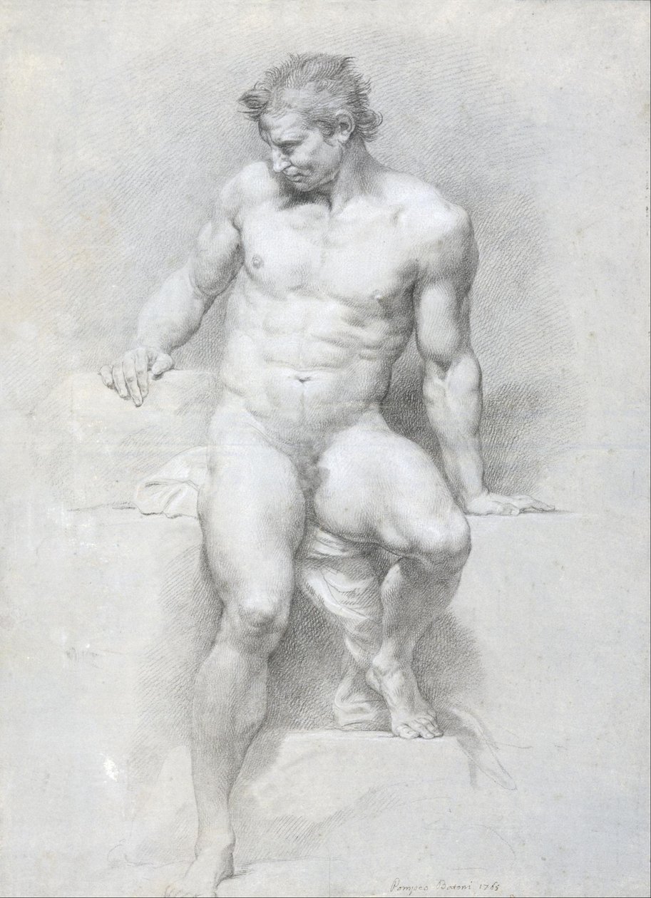 Nu académique - Pompeo Girolamo Batoni