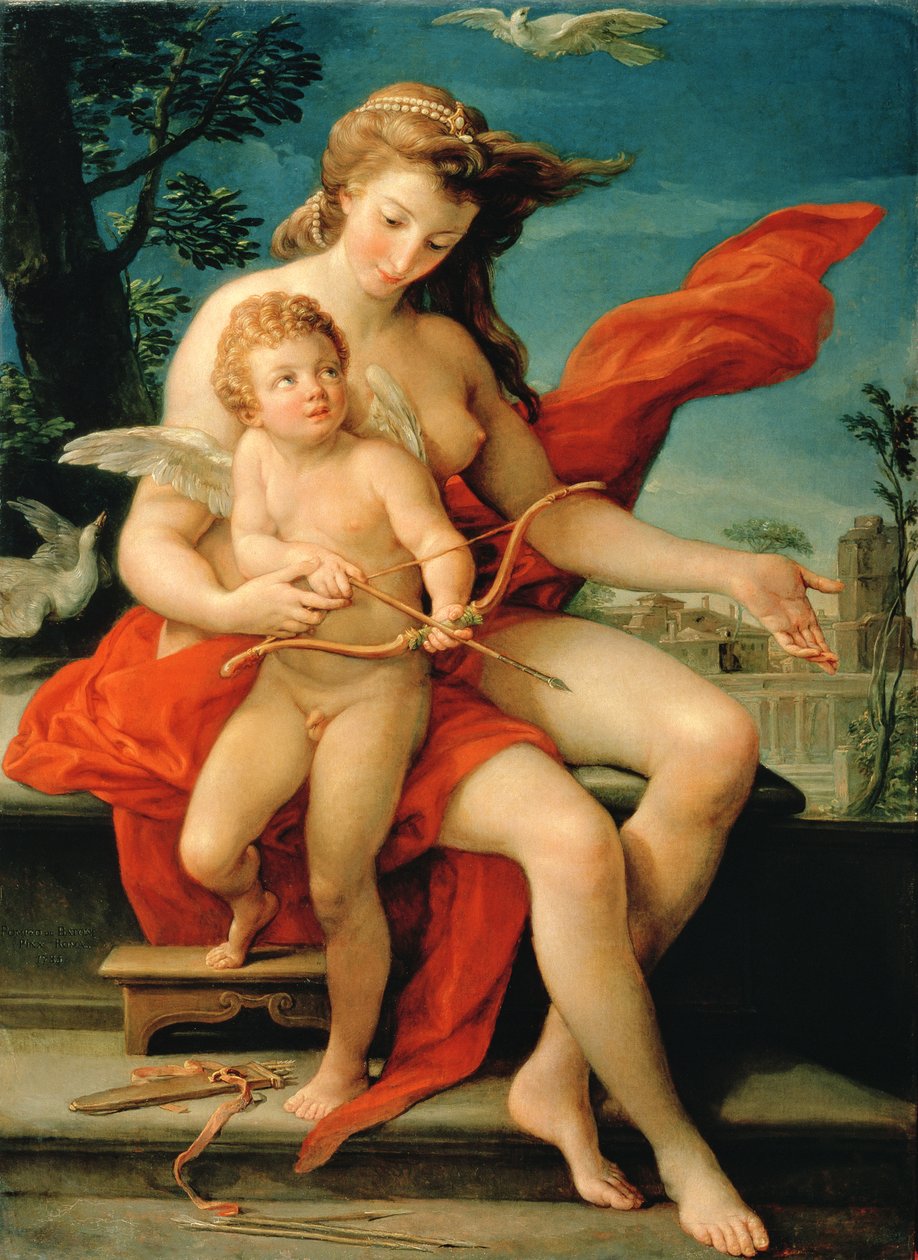Vénus et Cupidon, 1785 - Pompeo Girolamo Batoni