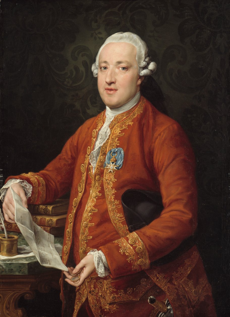 Don José Moñino y Redondo, Comte de Floridablanca - Pompeo Girolamo Batoni