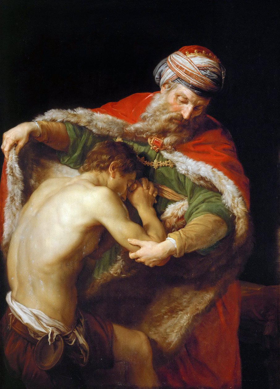 La parabole du fils prodigue - Pompeo Girolamo Batoni