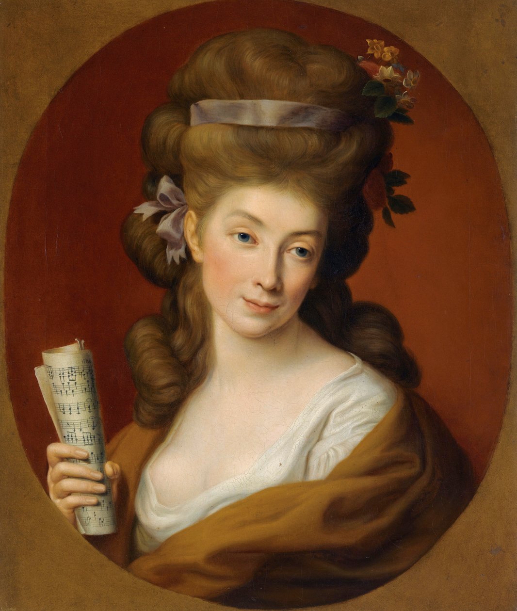 Portrait de la noble polonaise Izabela Lubomirska - Pompeo Girolamo Batoni