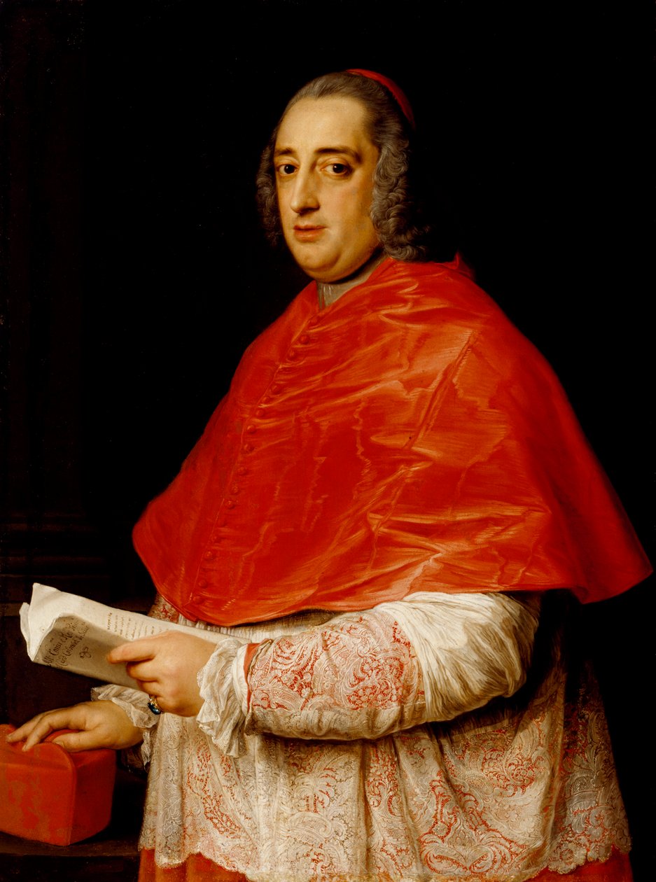 Portrait du cardinal Prospero Colonna di Sciarra - Pompeo Girolamo Batoni