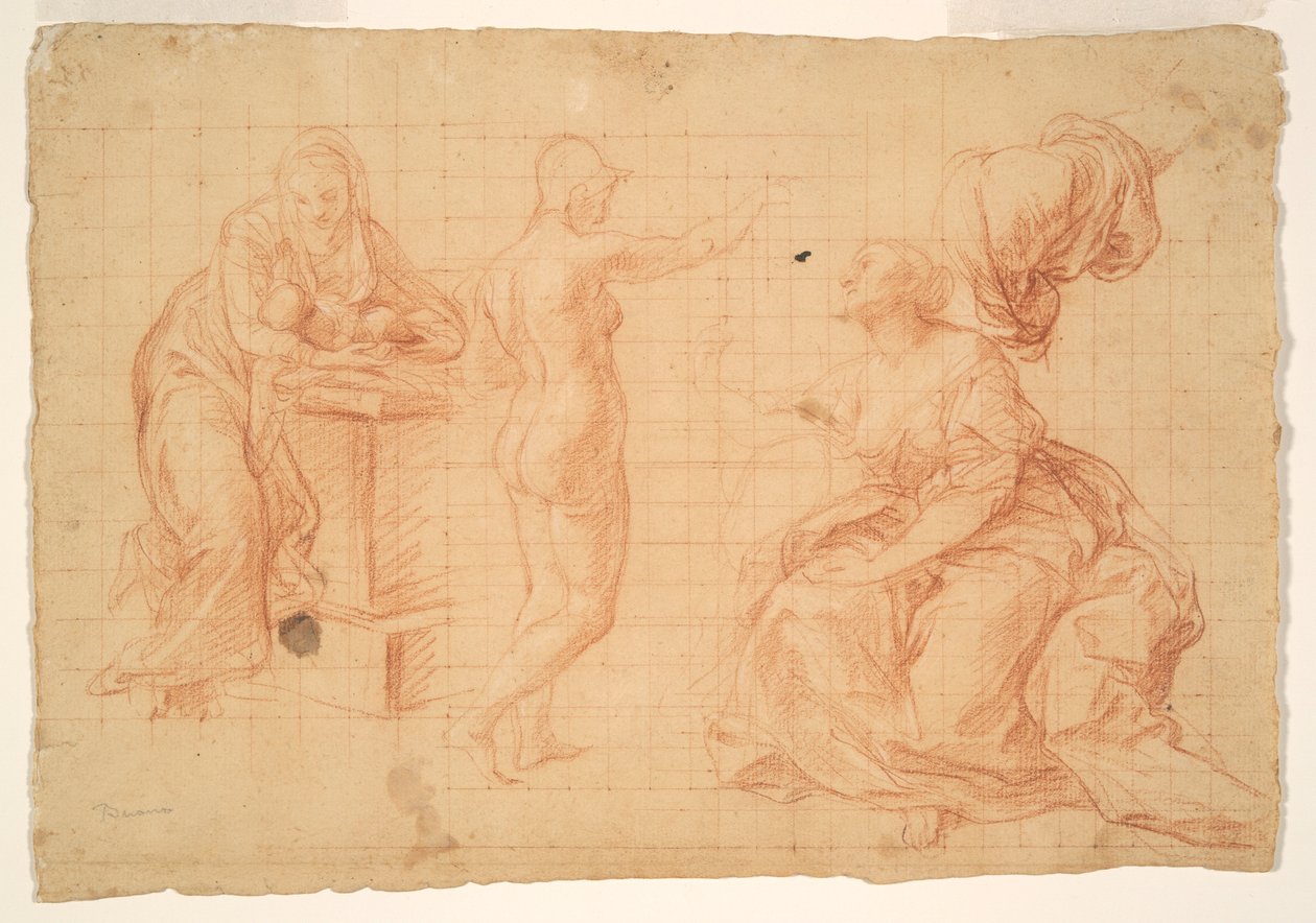 Études pour - Pompeo Girolamo Batoni