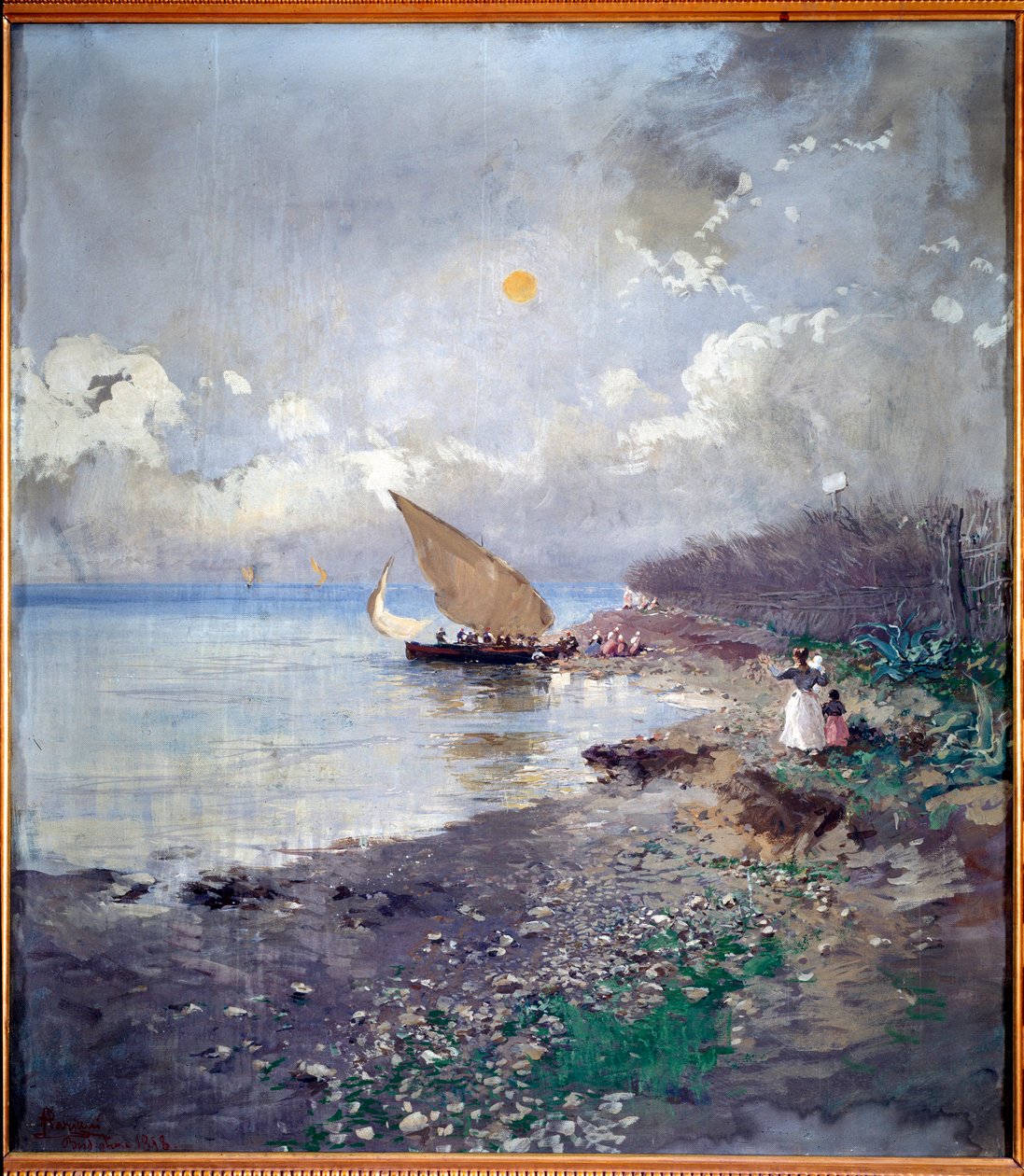 Retour de la pêche - Pompeo Mariani