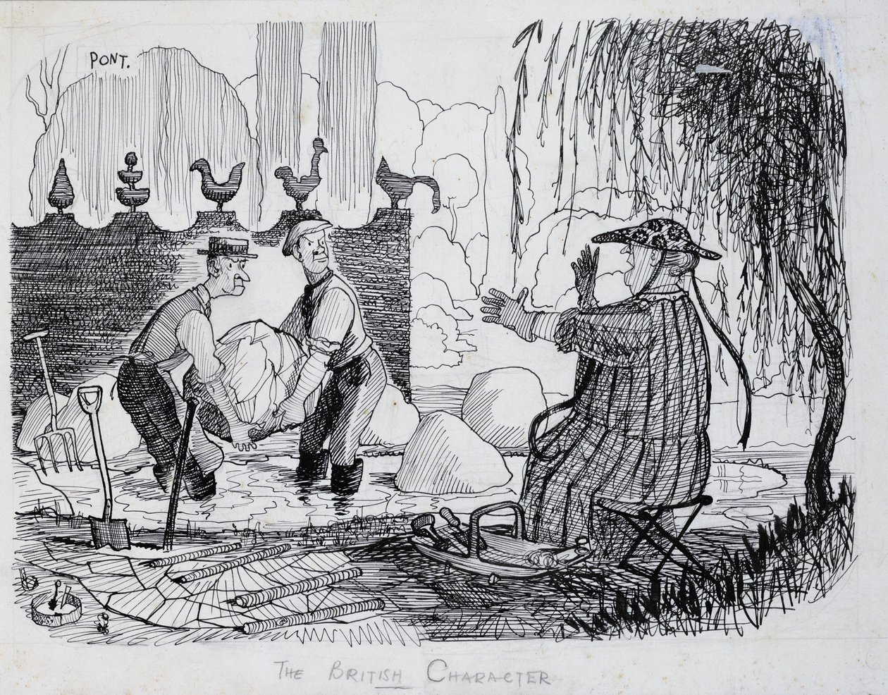 Le caractère britannique - Enthousiasme pour le jardinage, 1938 - Pont 1908 40 Pont 1908 40