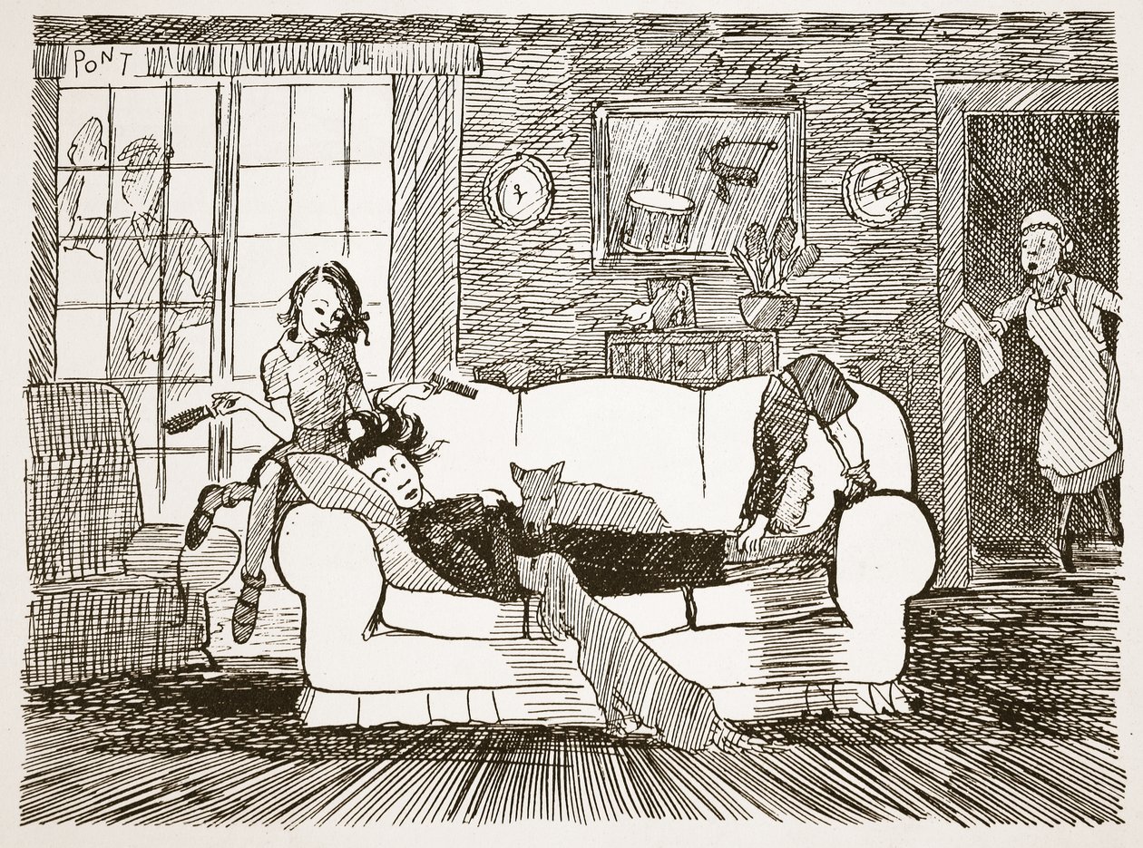 Une demi-heure de repos après les repas, illustration de 