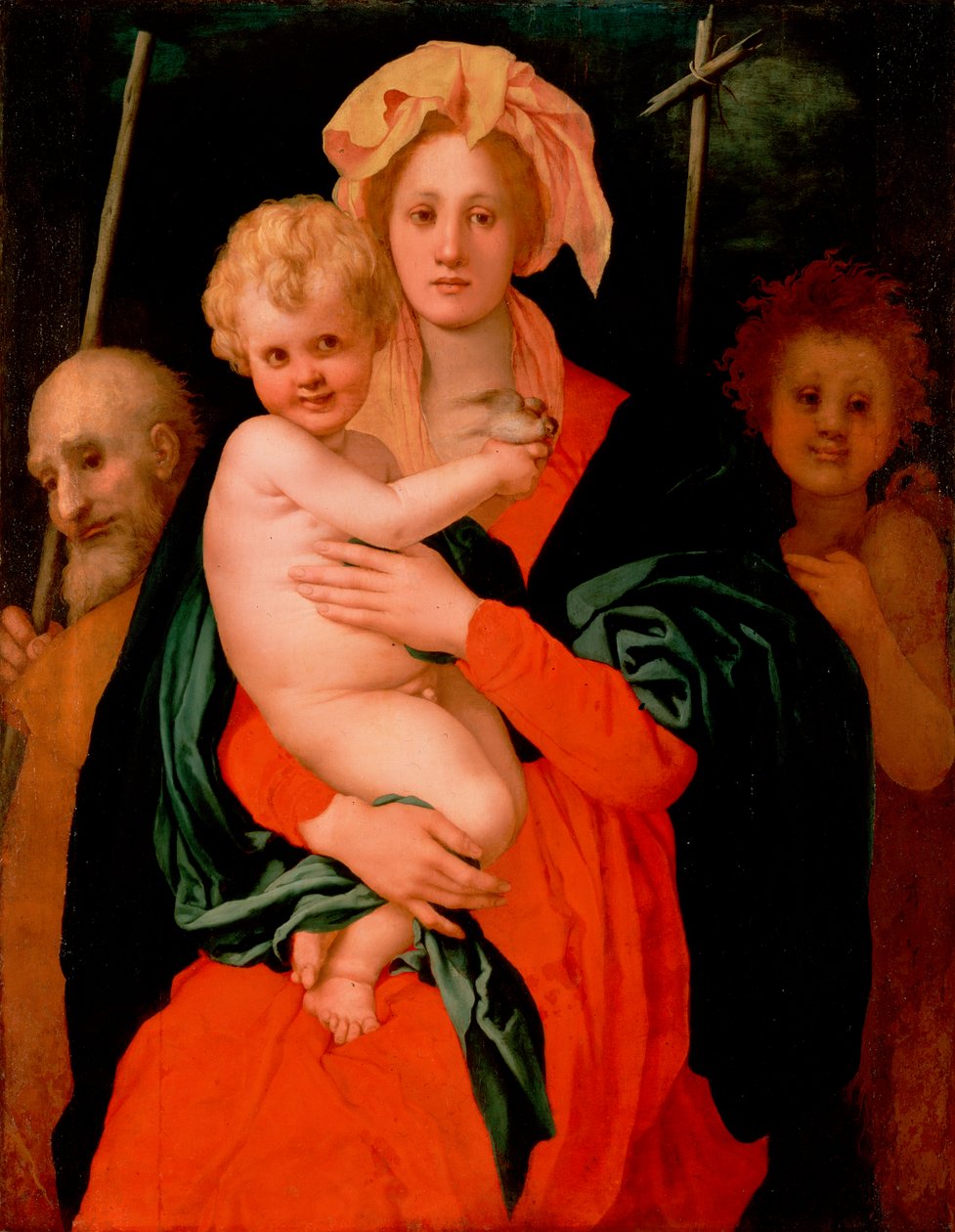 Madone et Enfant avec Saint Joseph et Jean-Baptiste - Jacopo Pontormo
