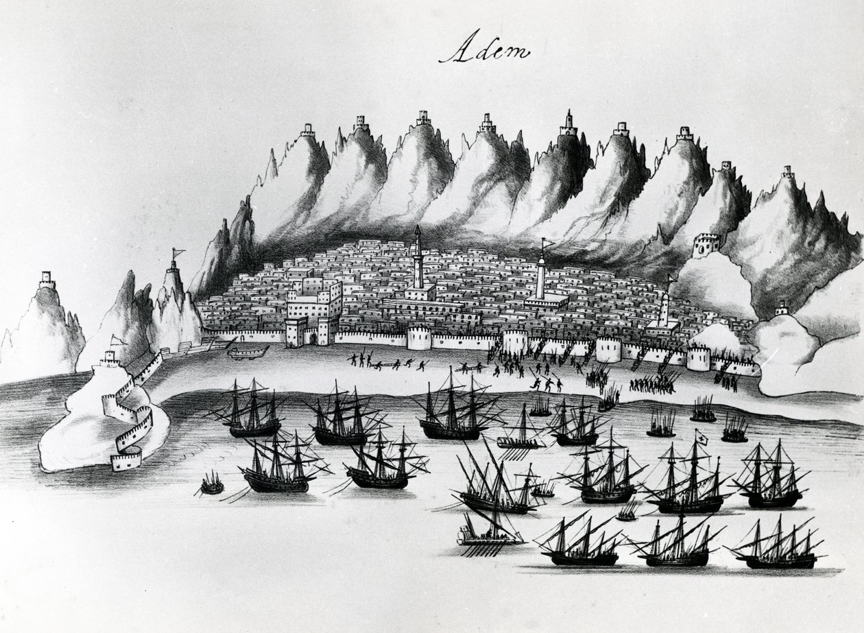 Assaut portugais sur Aden, illustration de Légendes de l