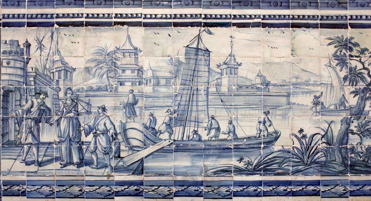 Scène sur les rives d