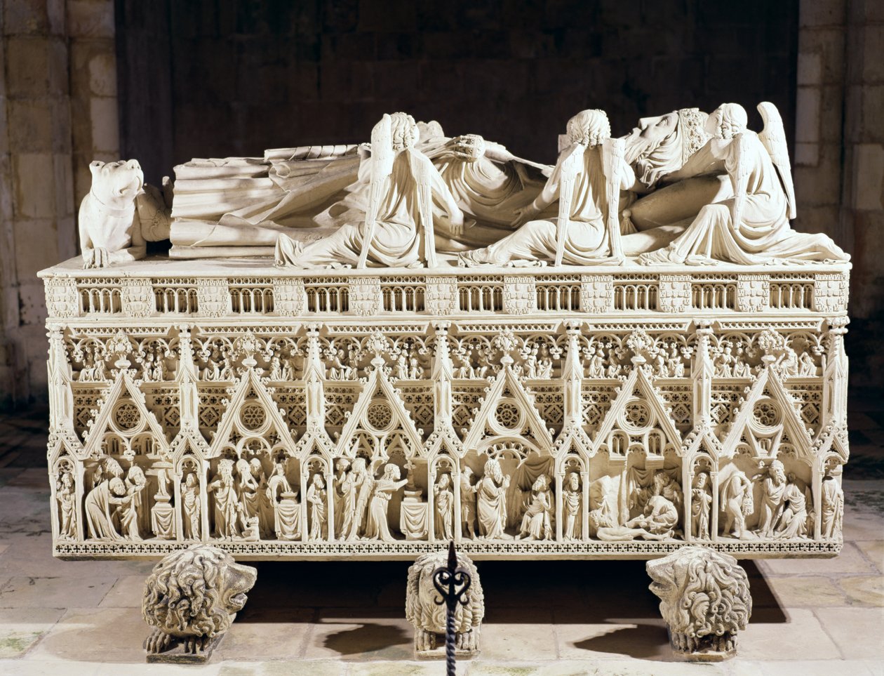 Tombe de Pierre Ier (1320-67) Roi du Portugal - Portuguese School