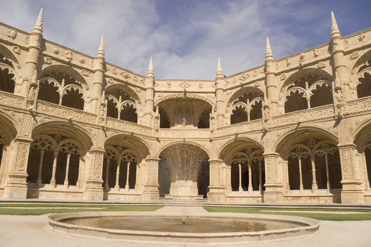 Vue des cloîtres - Portuguese School