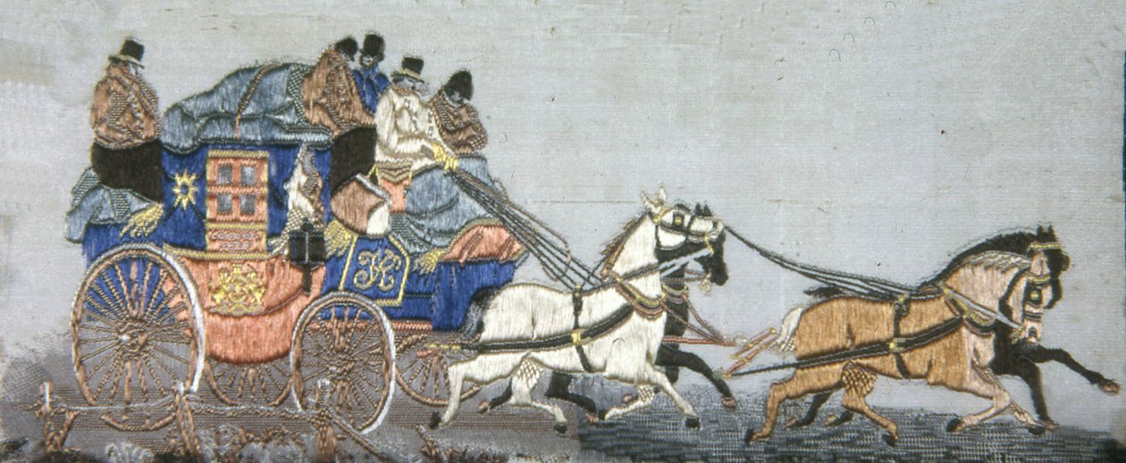 Le carrosse royal de Londres et York, Angleterre, 1879 - Possibly Thomas Stevens.