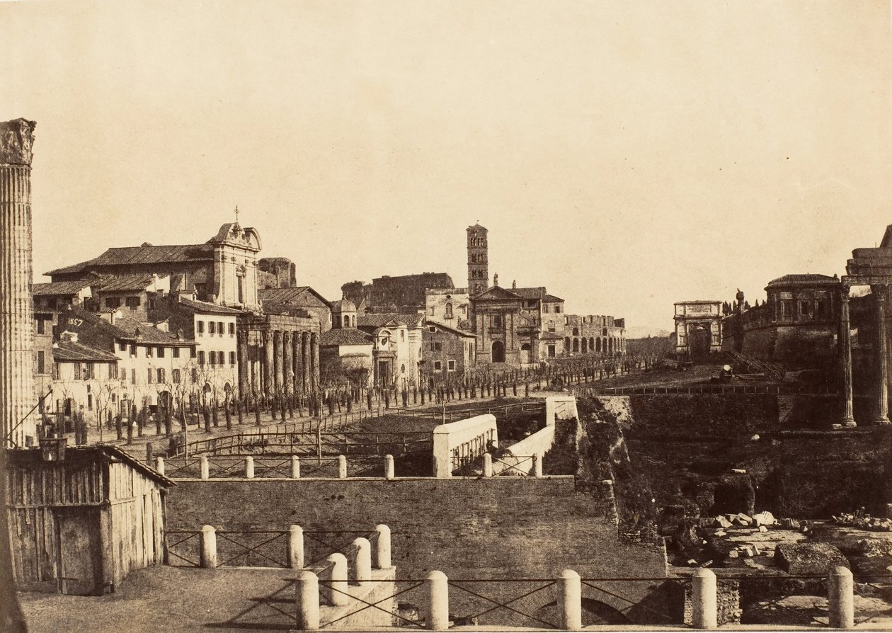 Le Forum, Rome, 1853-56 - Possibly by Jane Martha St. John.
