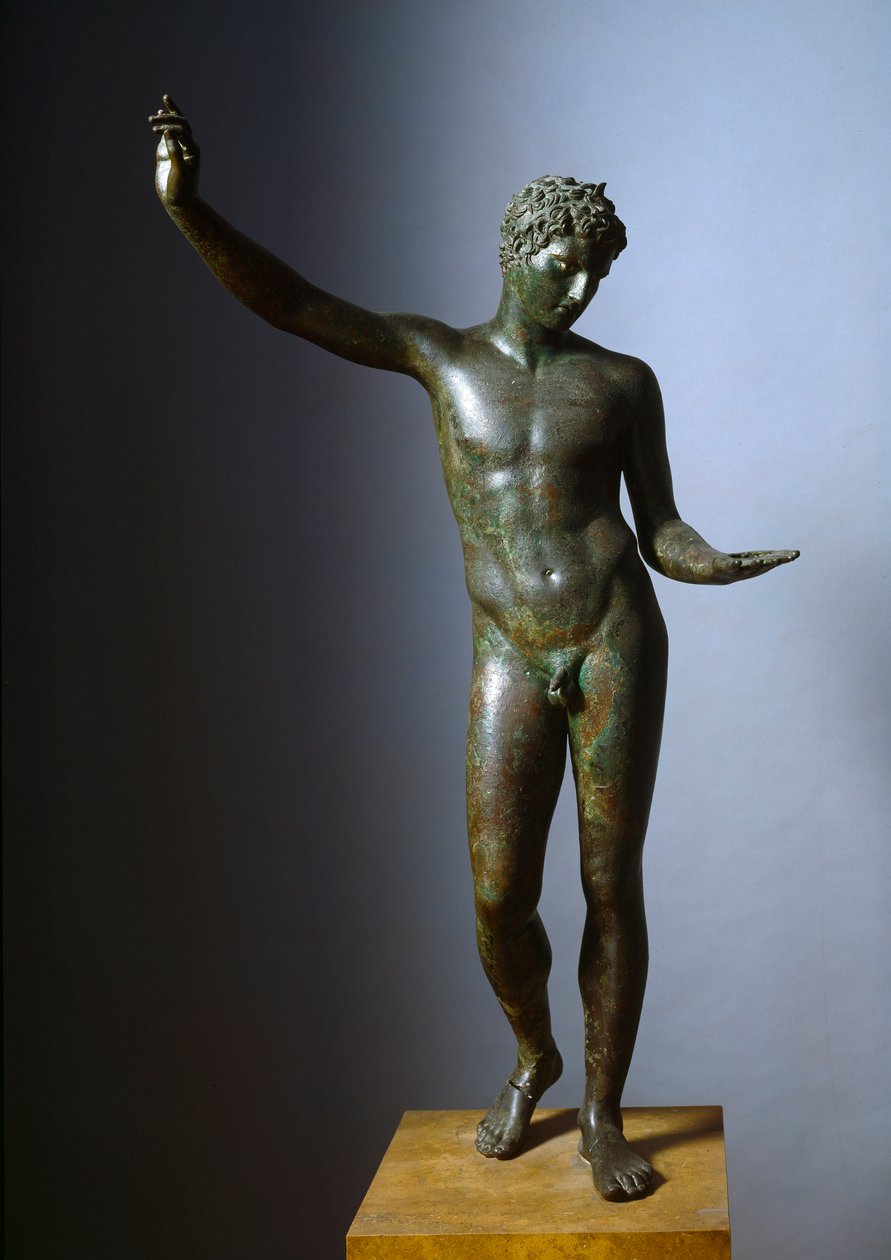 Art grec : le jeune homme de Marathon - Praxiteles