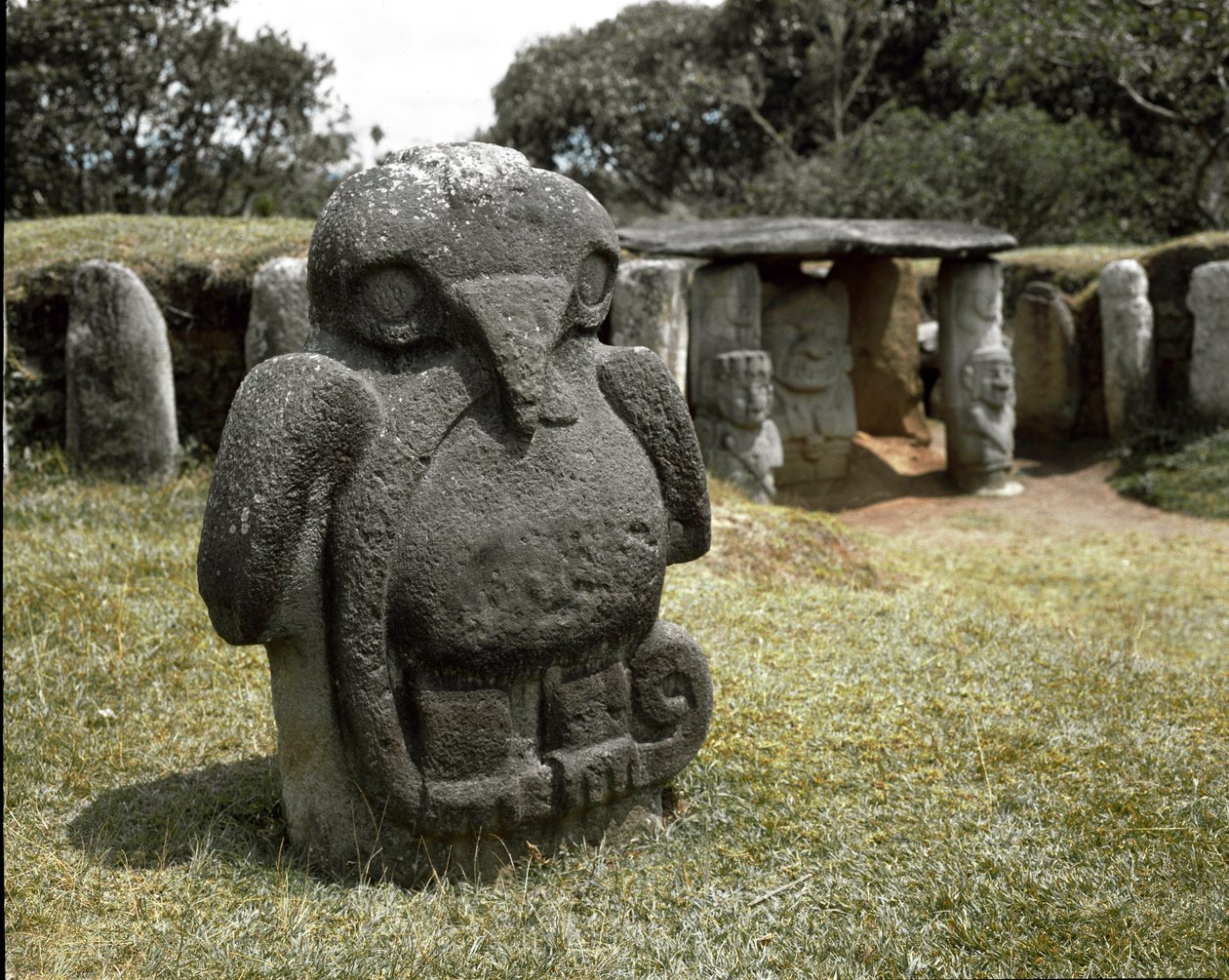 Sculpture mégalithique d