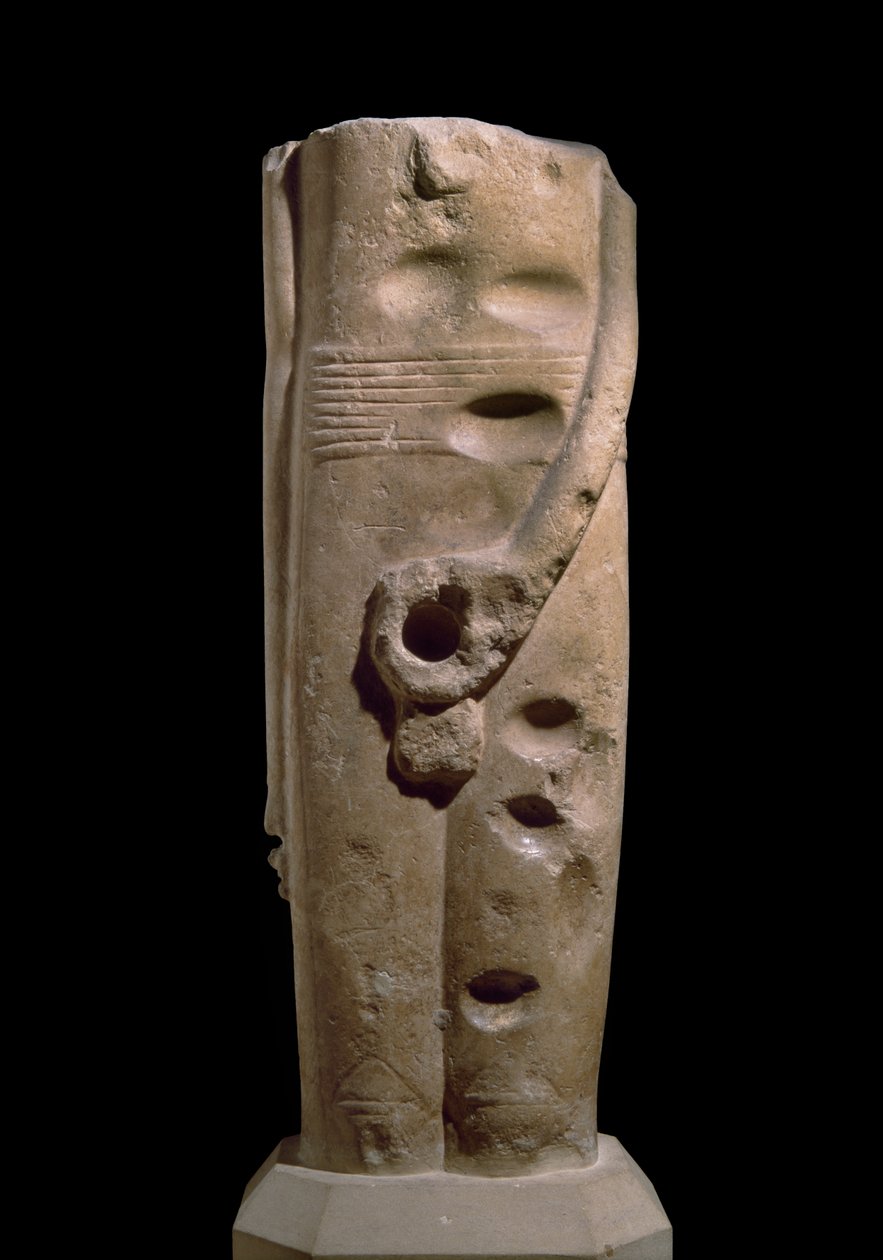 Sculpture du dieu Min, Hiérakonpolis - Predynastic Period Egyptian