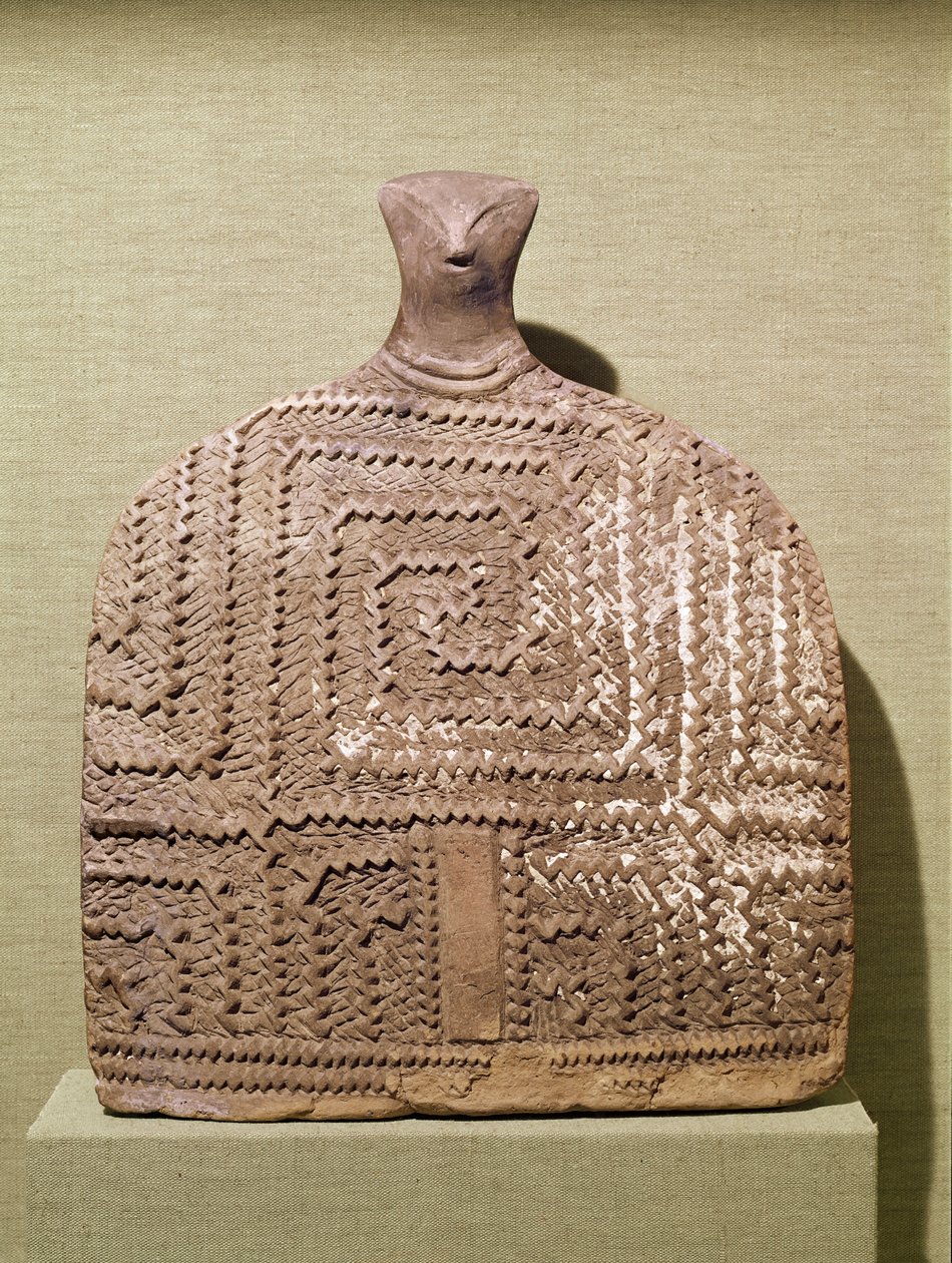 Grande figurine masculine (argile) - Prehistoric
