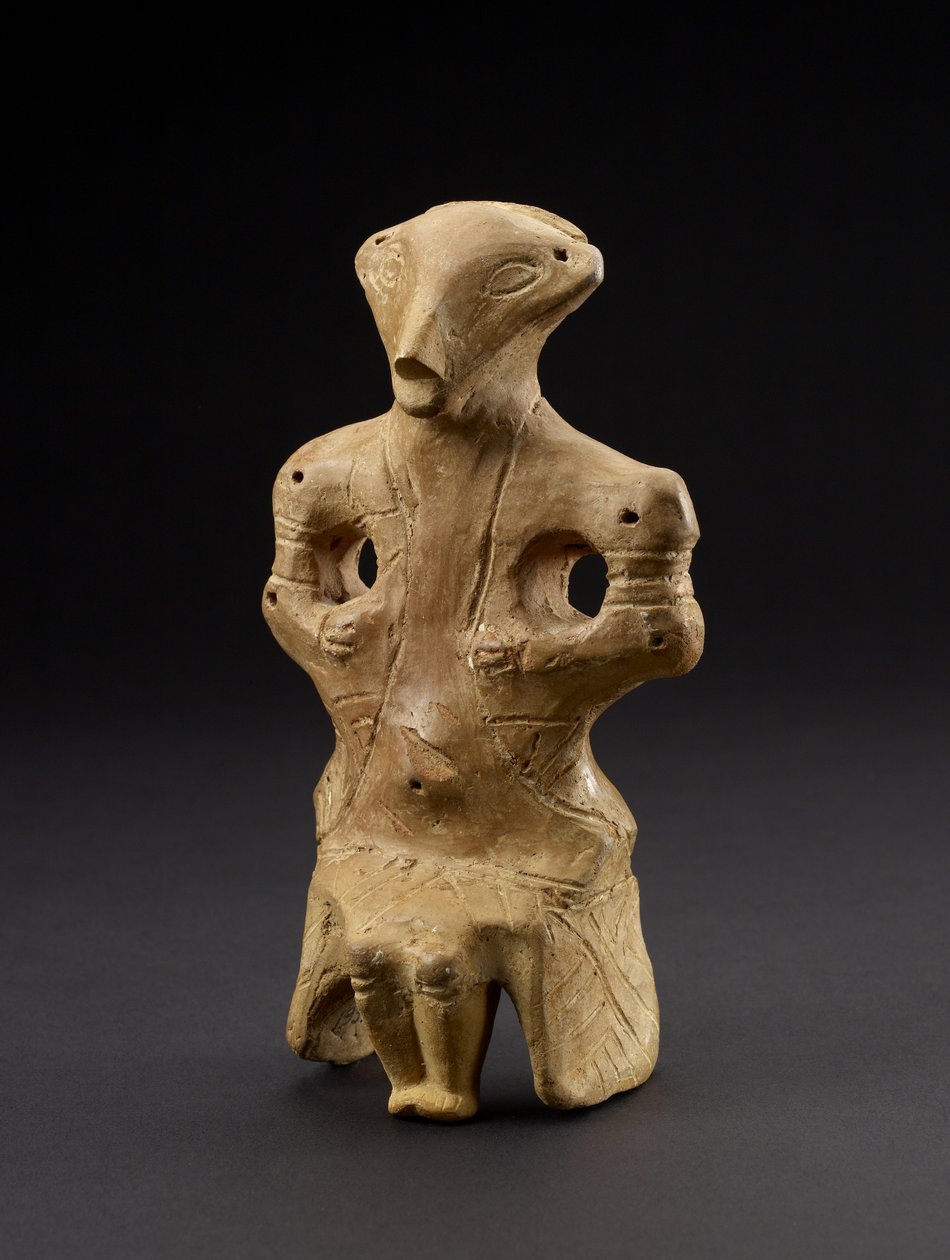 Figurine féminine assise, de Vinca, ex-Yougoslavie, 5ème siècle av. J.-C. - Prehistoric