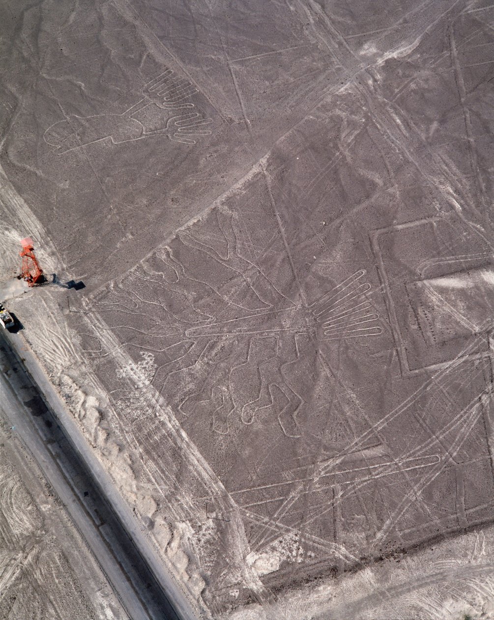 Vue aérienne des lignes de Nazca - Prehistoric Prehistoric