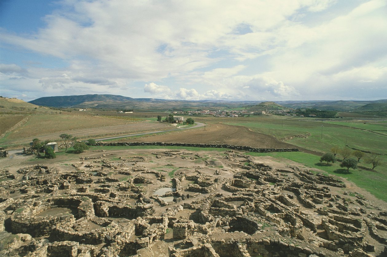 Italie, Région de la Sardaigne, Barumini, province de Medio Campidano, site archéologique 