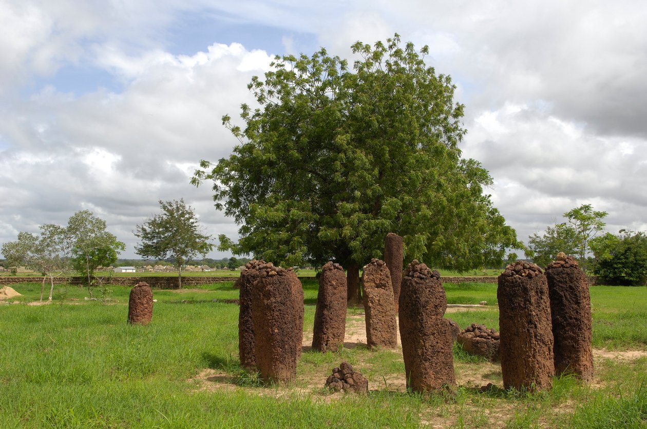 Préhistoire : cercle mégalithique de pierres de Wassu, Gambie (photo) - Prehistoric Prehistoric