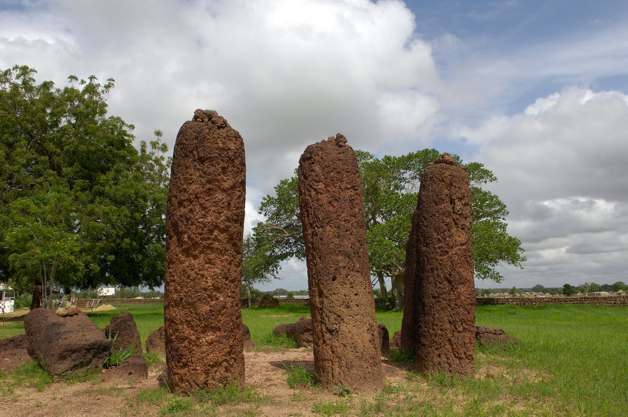 Préhistoire : cercle mégalithique de pierres de Wassu, Gambie - Prehistoric Prehistoric