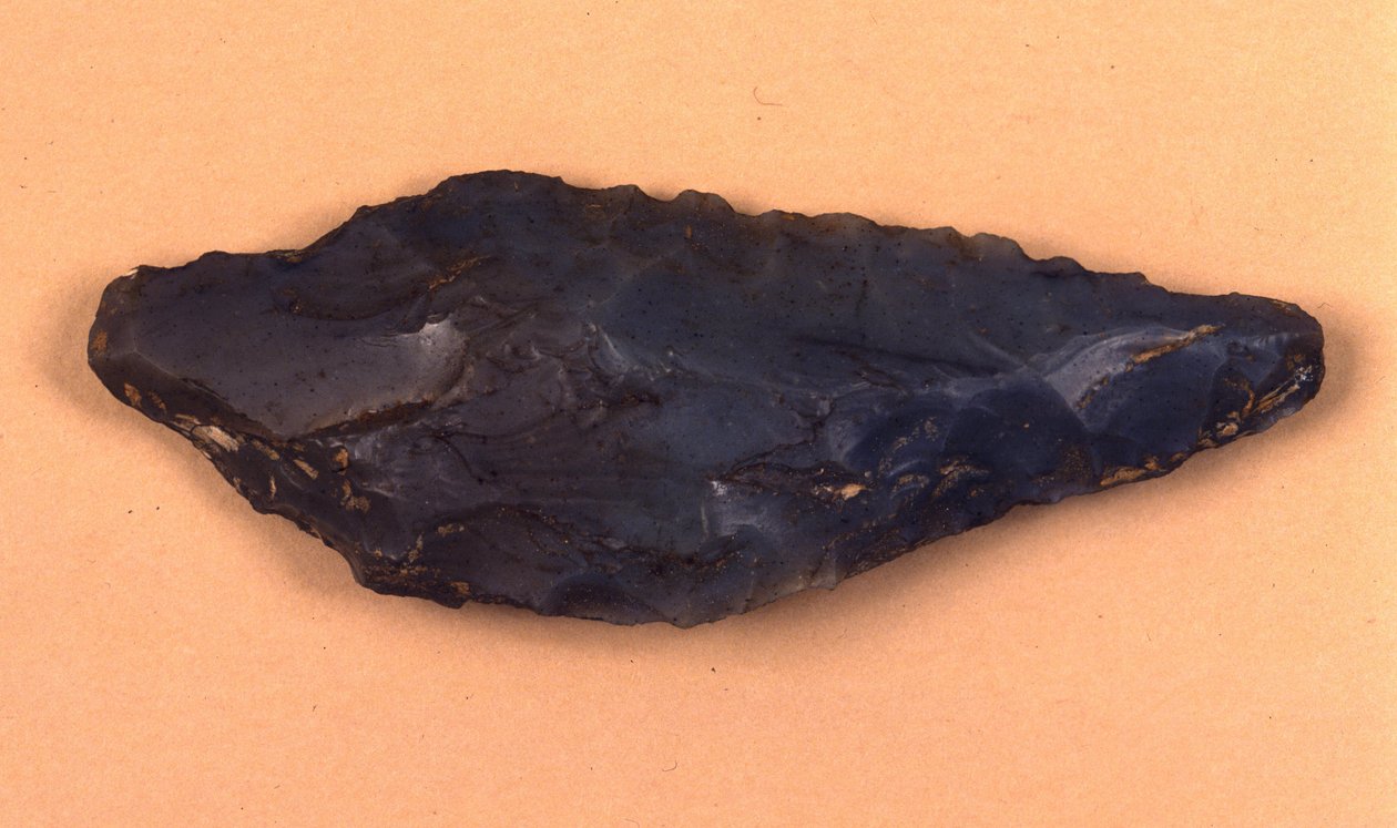 Pointe de flèche en pierre découverte à Isolino di Varese (Italie) - Prehistoric Prehistoric