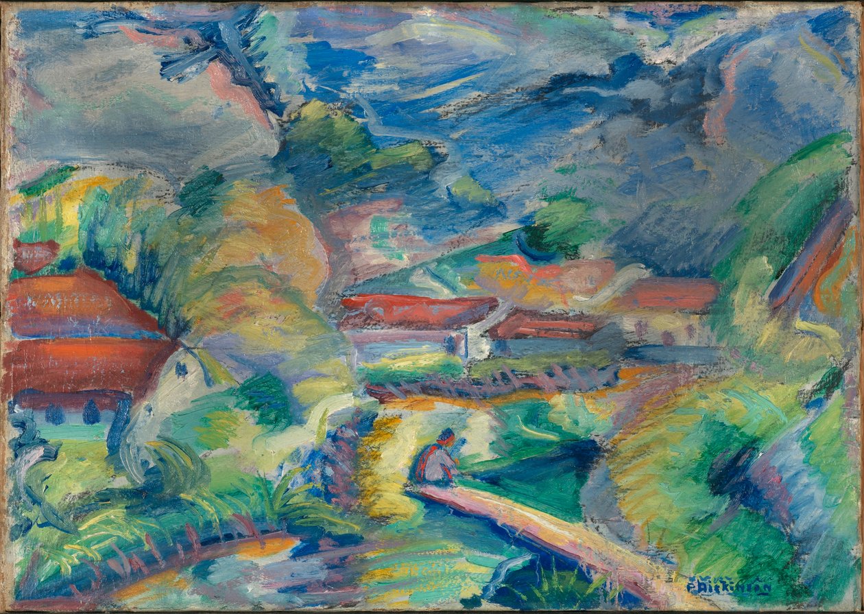 Paysage sans titre - Preston Dickinson