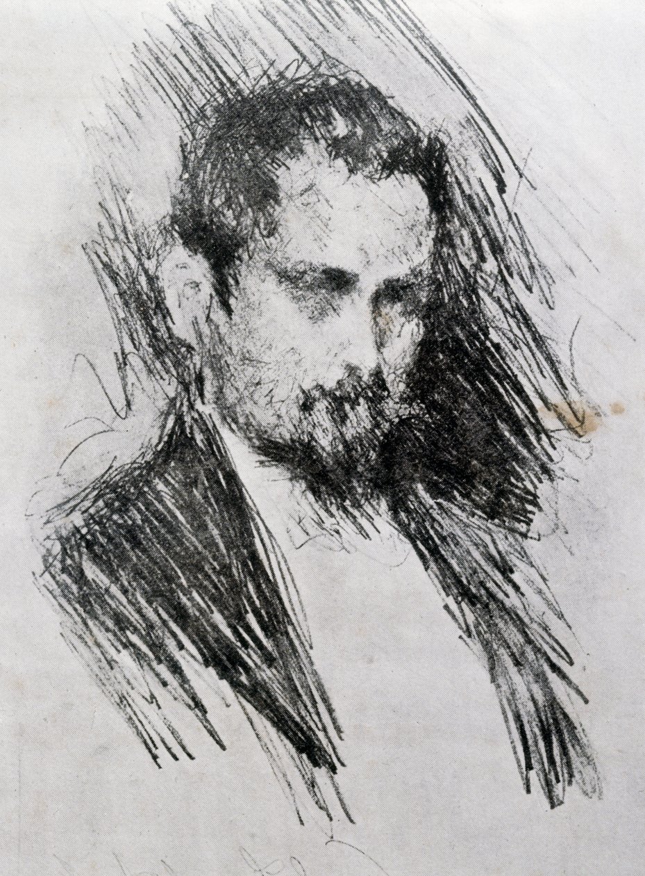 Portrait de Luigi Illica - Prince Paul Petrovic Troubetzkoy