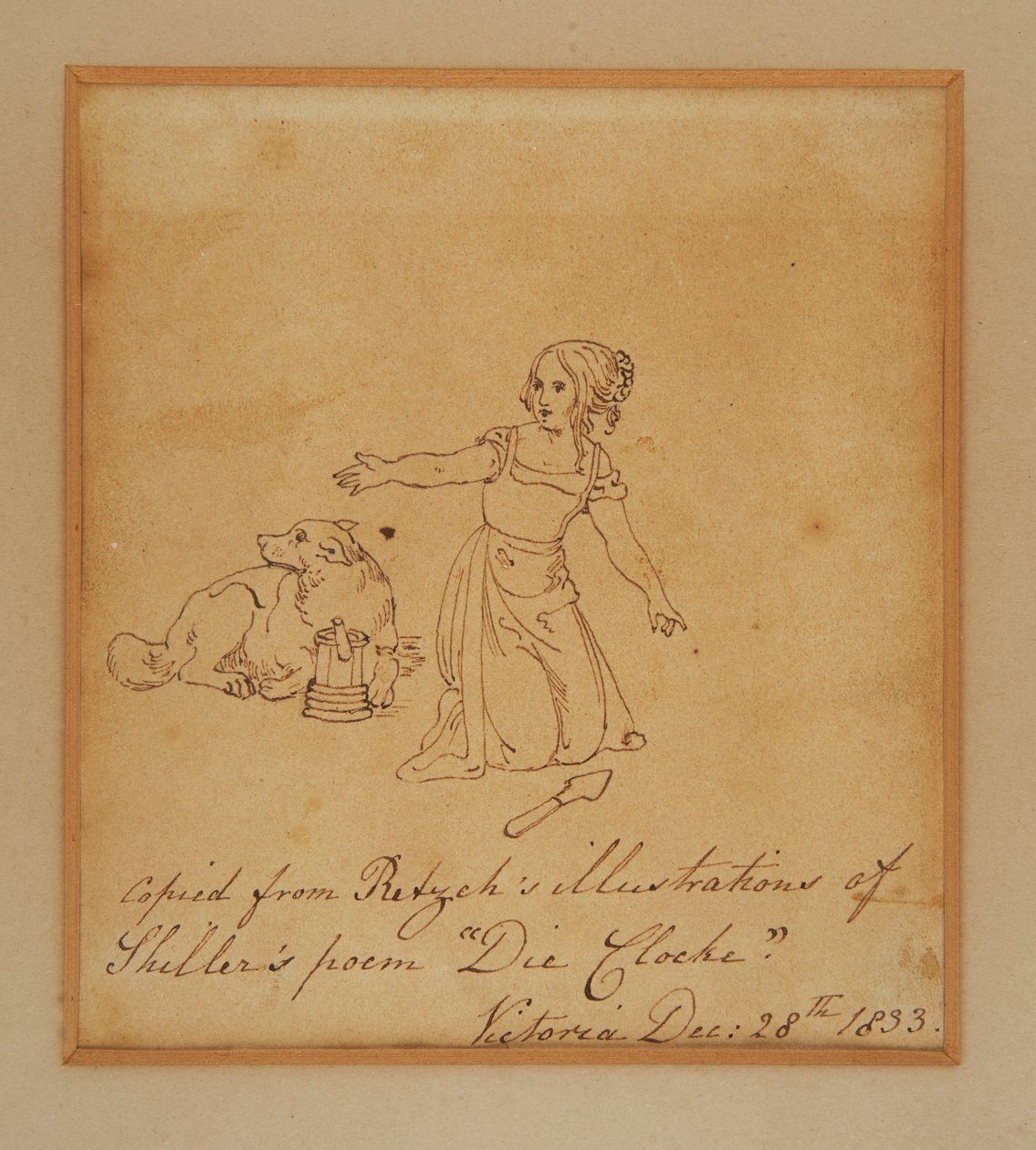 Croquis de la princesse Victoria - Princess Royal (1840 1901) Victoria