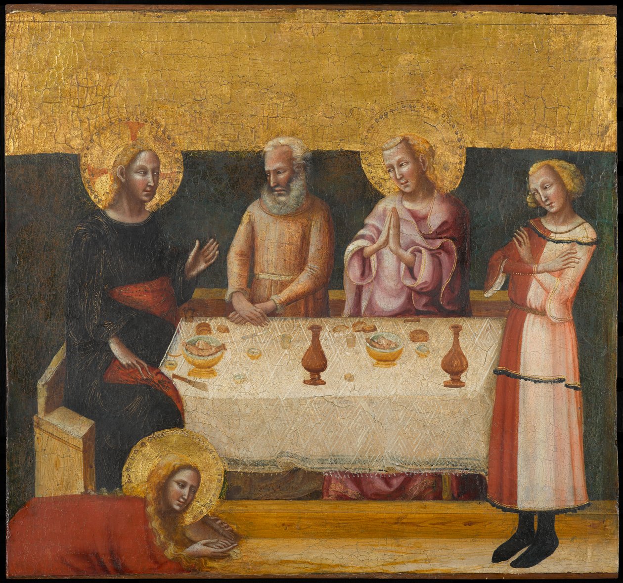 Marie-Madeleine lavant les pieds du Christ - Pseudo Jacopino di Francesco
