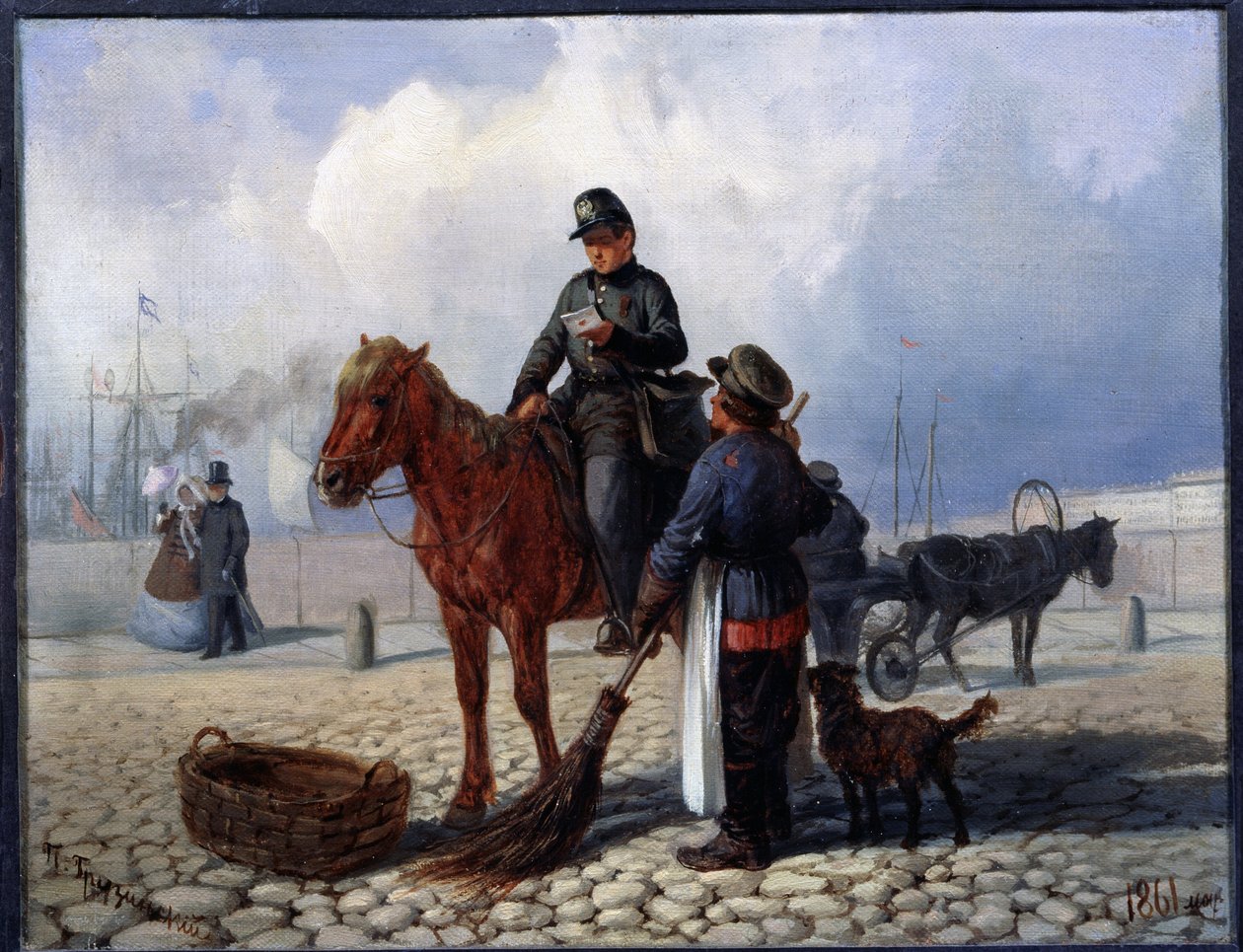 Le postier - Pyotr Nikolayevich Grusinsky