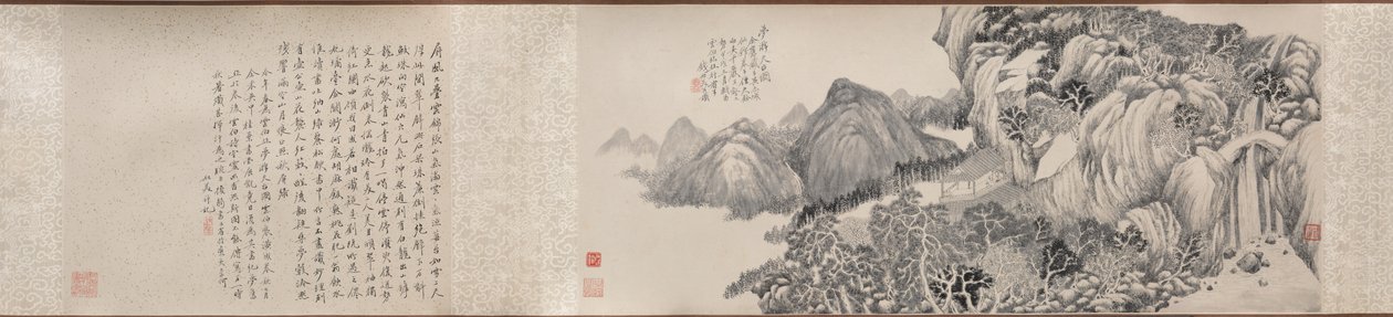Voyage de rêve au mont Tiantai, 1814 - Qian Du