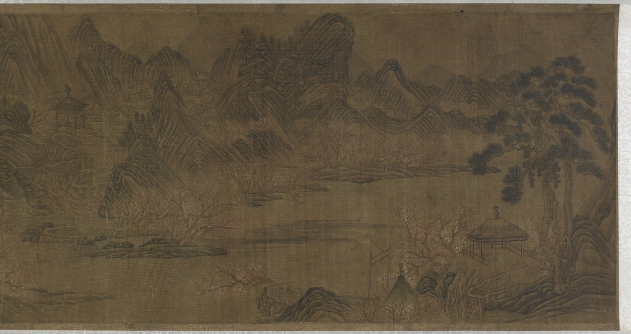 Le Printemps des fleurs de pêcher - Qing Dynasty Chinese School