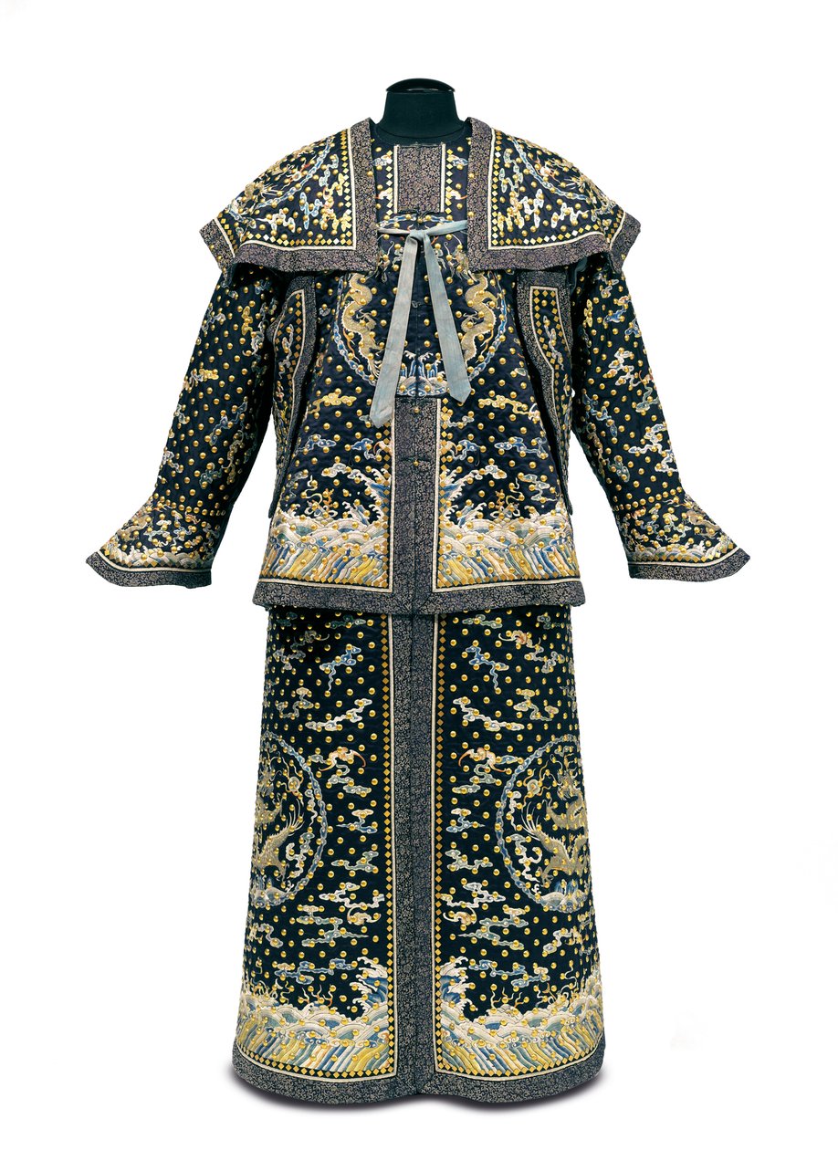 Uniforme Cérémonial Rare de Garde Impérial, Période Qianlong / Jiaqing (1736-1820) - Qing Dynasty Chinese School