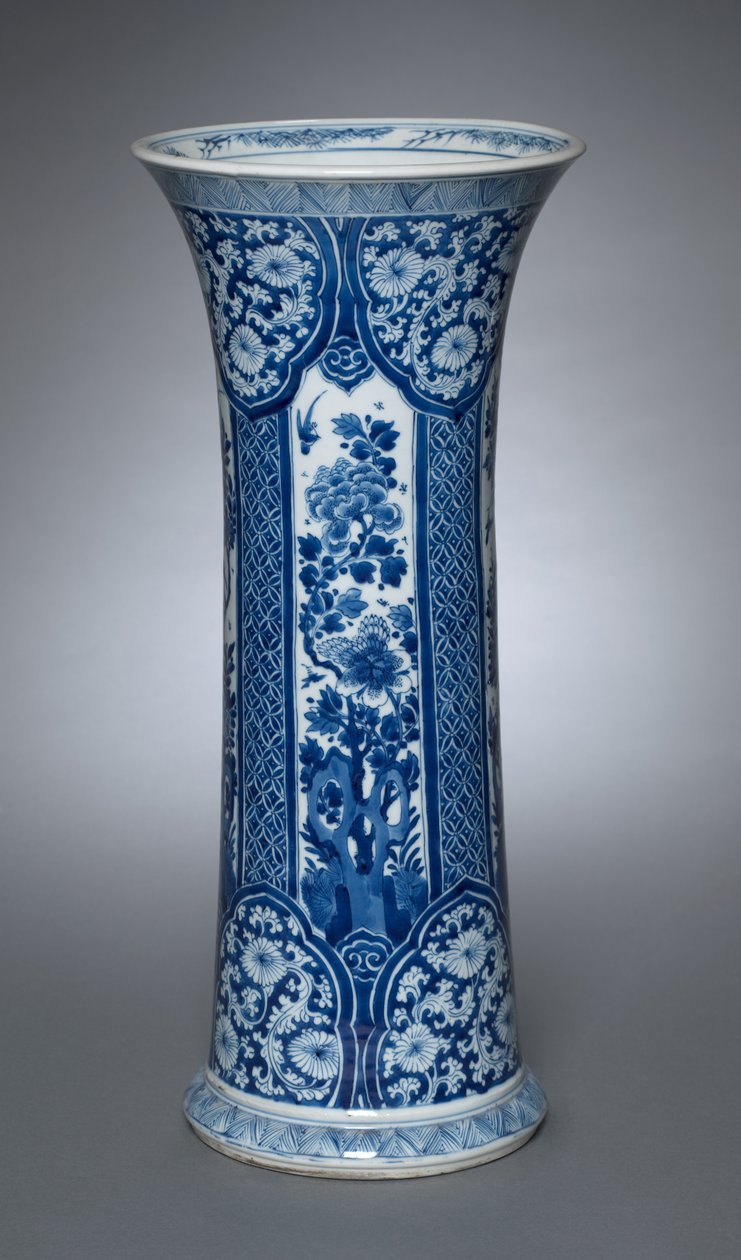Vase avec couvercle, 1662-1722 - Qing Dynasty Chinese School