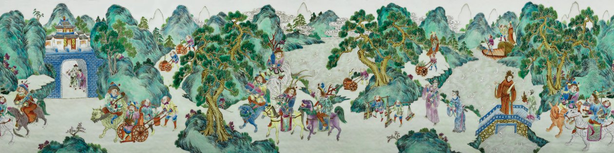 (détail) - Qing Dynasty   Jiaqing Period Chinese School