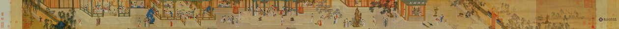 Palais Han - Aube printanière - Qiu Ying