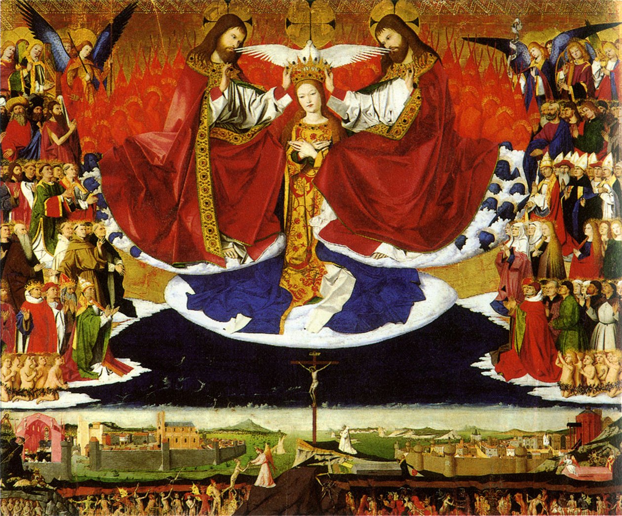 Le Couronnement de la Vierge, 1454 - Quarton