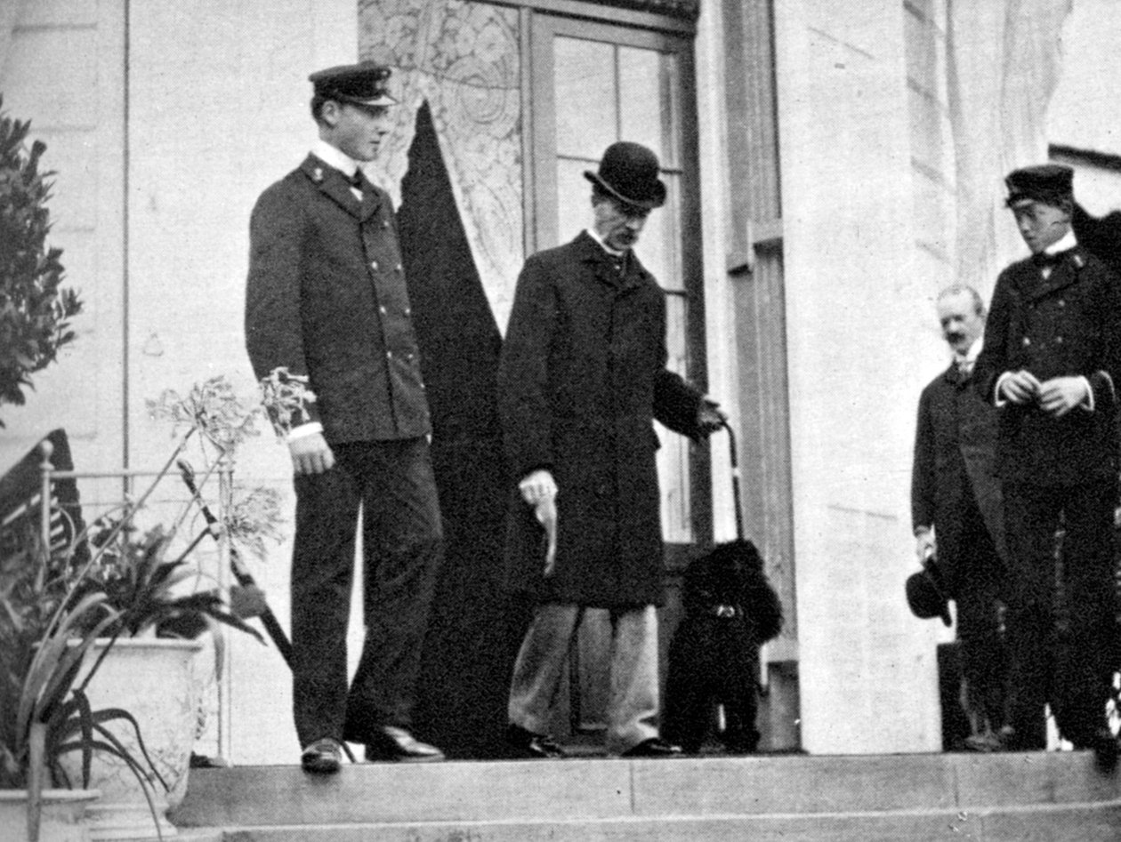 Le roi Christian IX de Danemark 1818-1906 avec ses petits-fils, 1908 - Queen Alexandra