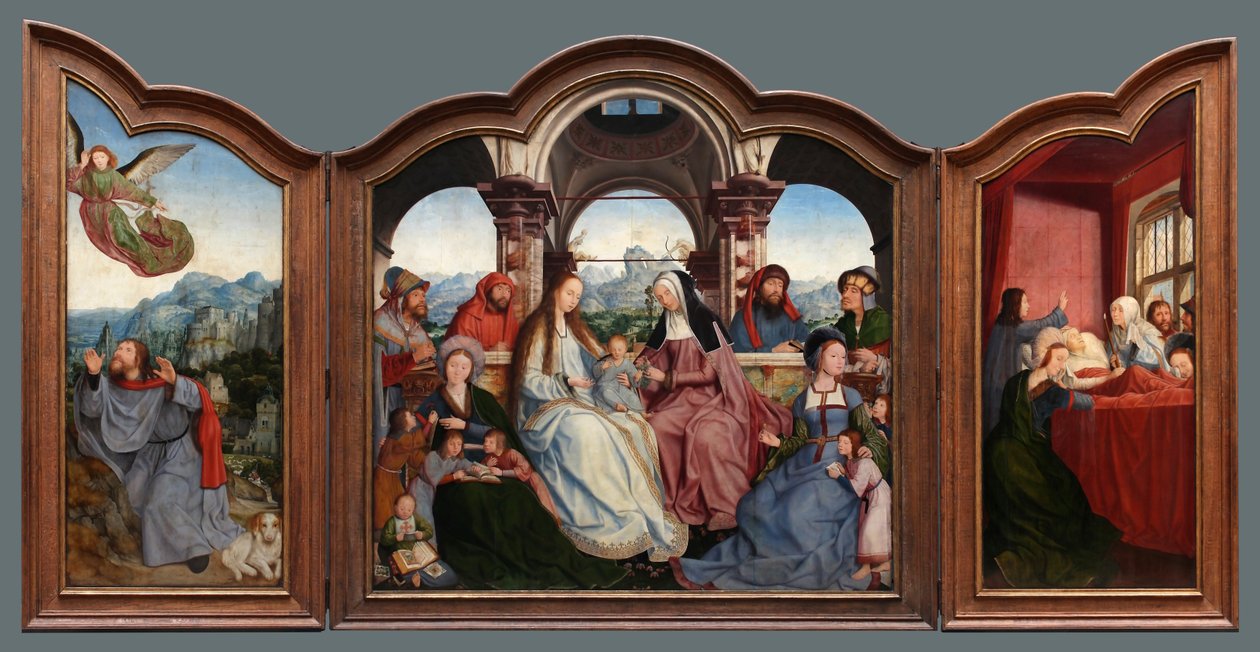 Triptyque de la confrérie de Sainte-Anne à Louvain - Quentin Matsys