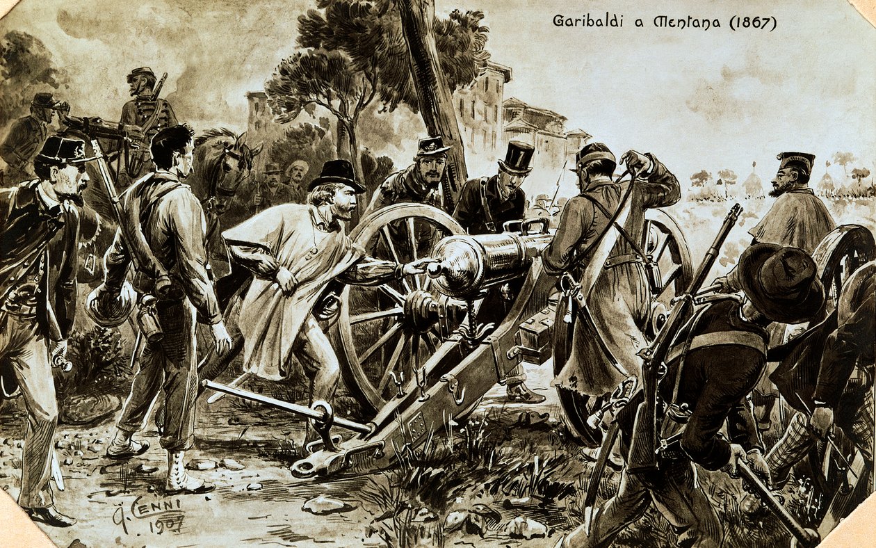 Garibaldi à Mentana - Quinto Cenni