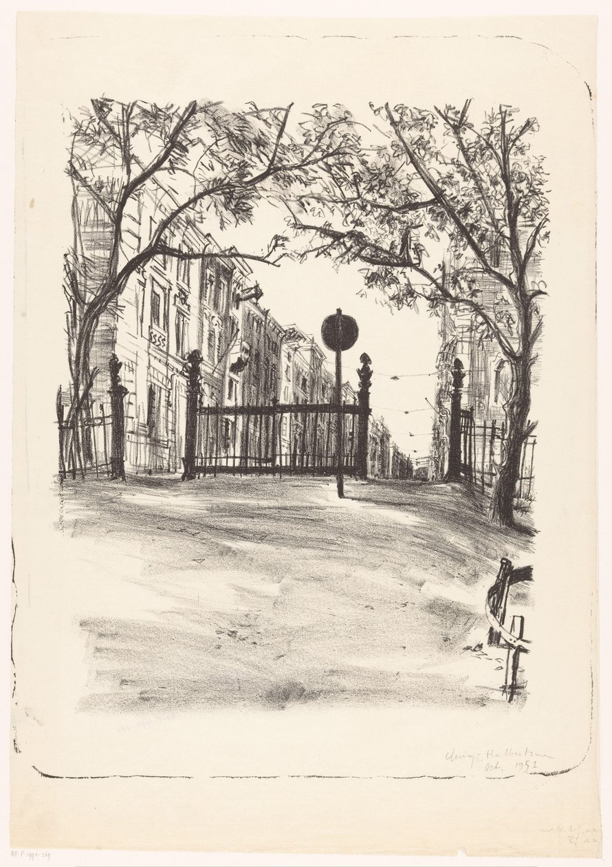 Sortie du Vondelpark - Quirijn Halbertsma (signed by artist)