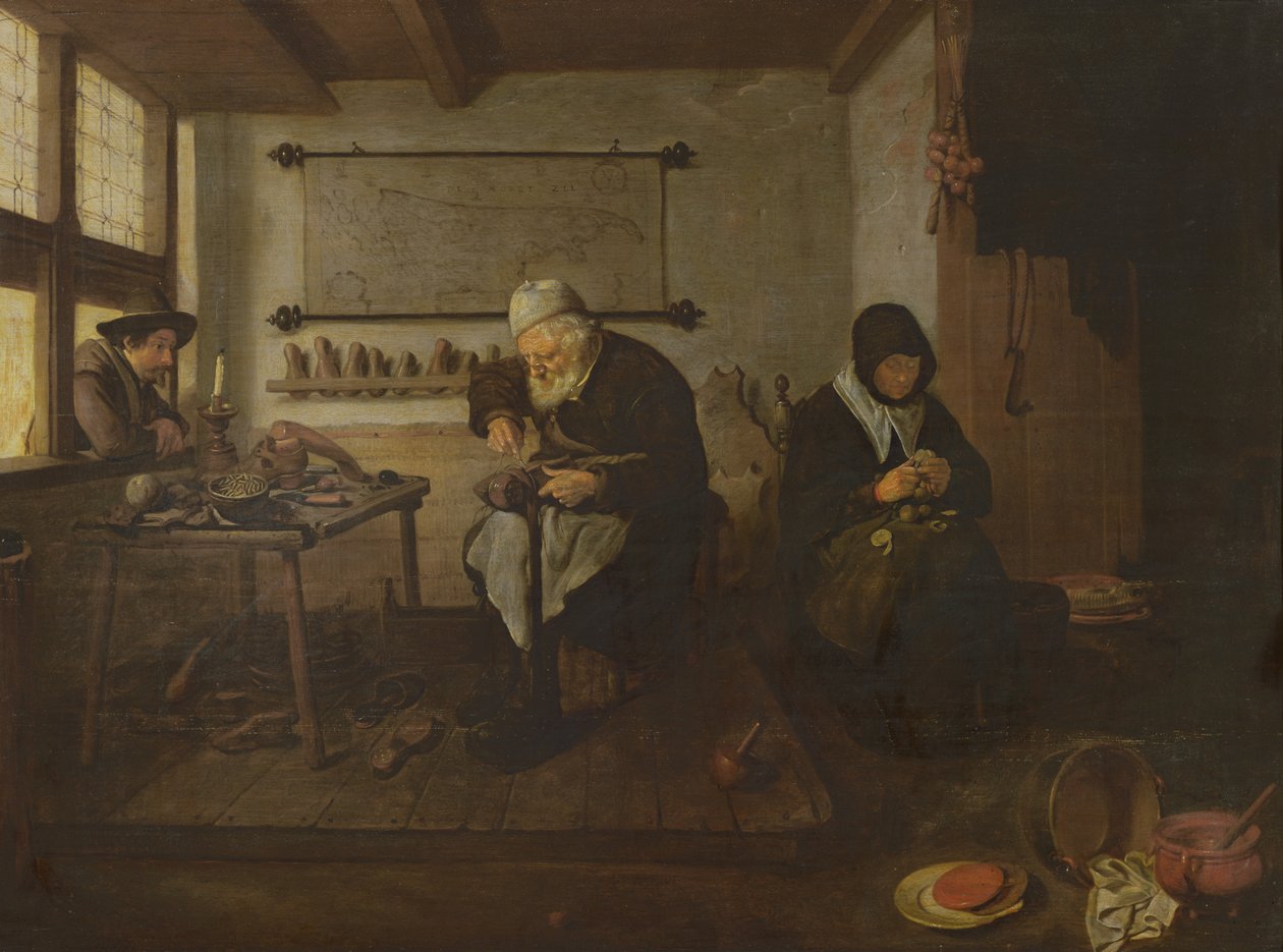 Le cordonnier - Quiringh Van Brekelenkam