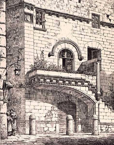 Maison de Santa Rosa, Viterbo, Italie, de 